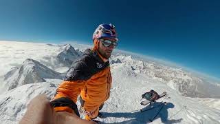 Andrzej Bargiel corona el Gasherbrum II y luego desciende con esquís [upl. by Emmaline]