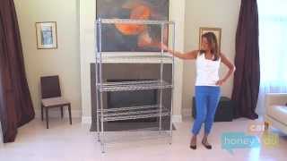 HoneyCanDo Shelving Unit Instruction Video [upl. by Anderea]