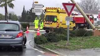 Inondations du 6 mars 2013 à RIVESALTES PyrénéesOrientales [upl. by Lelah]