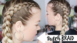 How to Dutch Braid  Braiding 101 [upl. by Flynn]