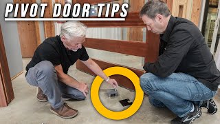 Pivot Door Installation  watch this first [upl. by Suicul]