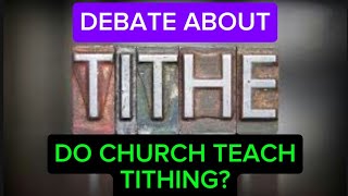 TITHE  TITHE DEBATE  SHOULD CHURCH TEACH TITHING  KATAPORT TV [upl. by Azriel]