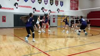 2024 Grantsburg volleyball vs ChetekWeyerhaeuser  1012 highlights [upl. by Animaj]