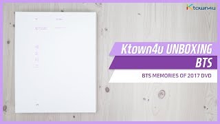 Ktown4u Unboxing BTS  MEMORIES of 2017 DVD 방탄소년단 메모리즈 오브 2017 언박싱 [upl. by Kathlin]