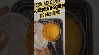 Cómo hacer tortilla de plátano maduro con queso  postre fácil en sartén [upl. by Gutow]