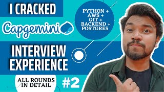 Capgemini Interview Experience  PythonWeb Developer  GITAWS Interview Question Answers  SDE [upl. by Maclay223]