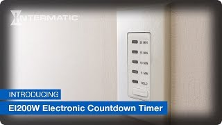 Intermatic EI200W Electronic Countdown Timer with Presets [upl. by Aerised694]