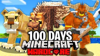 I Survived 100 Days as a PORCUPINE on Hardcore Minecraft Heres What Happened [upl. by Horner]