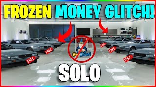 NEW FROZEN MONEY GLITCH SOLO FULL TUTORIAL GTA 5 [upl. by Ernestus208]