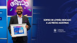 Sorteo de lotería dedicado a las Fiestas Agostinas 2023 [upl. by Anet]