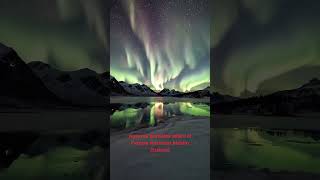 Auroras boreales sobre el Parque Nacional Abisko Suecia music techno edm boreal cinematic [upl. by Orlene]