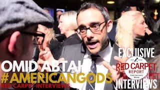 Omid Abtahi quotSalimquot interviewed at the premiere of Starz quotAmerican Godsquot Original Series [upl. by Namolos]