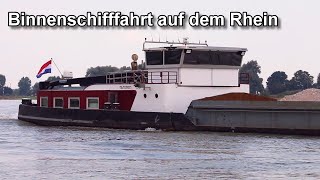 Binnenschifffahrt auf dem Rhein  Shipspotting  Binnenschiffe [upl. by Guthry]