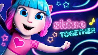 ✨🎵 VÍDEO MUSICAL OFICIAL de Shine Together🎵✨ Talking Angela [upl. by Batholomew]