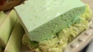 Forgotten Dessert Of The 1950s  Lime Jello Dessert [upl. by Anatnom]