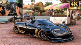 PAGANI HUAYRA BC FORZA EDITION 2016  Forza Horizon 5  Thrustmaster TX RW Wheel Gameplay [upl. by Arlie902]