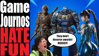 Black Myth Wukong Space Marine 2 amp Stellar Blade SNUBBED by Golden Joystick Journalists are a JOKE [upl. by Airdnahs]