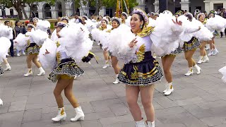 Con orden y talento el CDA UNI presente con Tuntuna en Pasacalle Afomanía 50 en Centro de Lima 2024 [upl. by Ialocin]