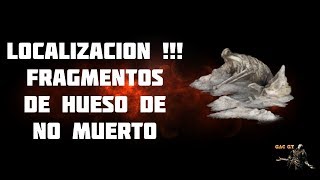 Guia Dark souls 3  Localización fragmentos de hueso de no muero Trofeo quotHoguera Definitivaquot [upl. by Esom428]