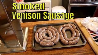 Making And Smoking Venison Sausage Links [upl. by Manoff]