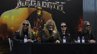 Megadeth en Lima 2024 conferencia de prensa completa [upl. by Samford]