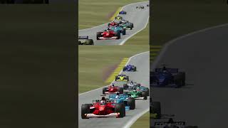 Schumacher’s Double Overtake at Brazil GP – F1 2000 [upl. by Aletse890]