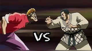 Chiharu Shiba vs Kohei Hatanaka DUBBED Baki Hanma HD What its Like to Fight Me 😱❤️🤯💯🤣🔥🍿🥳😇👌 [upl. by Alarick]