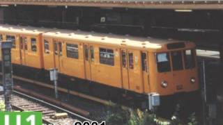 Berliner UBahn Ansagenbeispiele aus dem Jahr 2001 U1 [upl. by Feinleib]