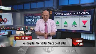 Jim Cramer reacts to Metas huge stock decline explains why its not time to buy yet [upl. by Charisse]