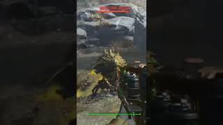 Mirelurk Queen vs Gauss Rifle live fallout4 bethesda [upl. by Immot]