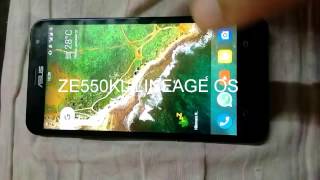 Asus Zenfone 2 laser ZE550KL Z00ld Lineage Os Rom 141 100 working  Google pixel UI [upl. by Einahets]