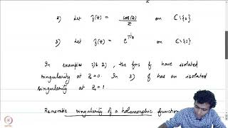 Lecture 91  Singularities of a holomorphic function [upl. by Xantha]