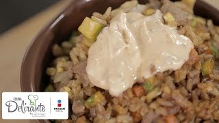 Receta de Yakimeshi al chipotle  Cocina Delirante [upl. by Ahselef11]