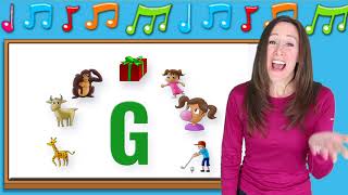 Phonics  The Letter G  Signing for Babies ASL  Letter Sounds G  Patty Shukla [upl. by Netsrejk471]