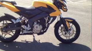 2012 Bajaj Pulsar 200NS walkaround  Review  Autocar India [upl. by Simdars907]