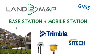 LAND2MAP  TRIMBLE GNSS BASE  MOBILE [upl. by Sterne]