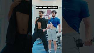 Personal Trainer For No Reason 🏋️ Shorts Gym Funcho [upl. by Annawd]