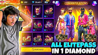 Free Fire Full Store In 1 Diamond💎😍All Elite Pass And Rare Bundles 100😱 Garena Free Fire [upl. by Drahsir]