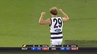 All 35 goals from Geelong in 222point massacre against Richmond  2007  AFL [upl. by Monagan]