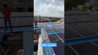 Solar panel installation electrical solarenrgy solartech shortideo solarinstallation yt [upl. by Normandy944]