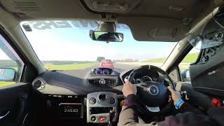 Mini R53 vs Clio 197  Snetterton 300 Track Day [upl. by Aerdnat216]