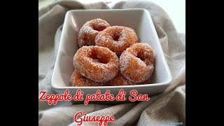 ZEPPOLE DI PATATE DI SAN GIUSEPPE ABRUZZO [upl. by Anileba]