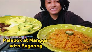 Palabok at Mangga with Bagoong Alamang  Brad Random [upl. by Philemon358]