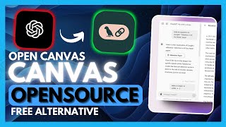 Open Canvas FREE Opensource OpenAI Canvas Generate FullStack Apps  AI Agents with Memory [upl. by Ynnod]