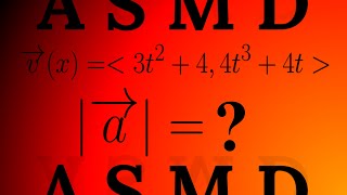 MAGNITUDE of a Vector using CALCULUS [upl. by Vevay848]