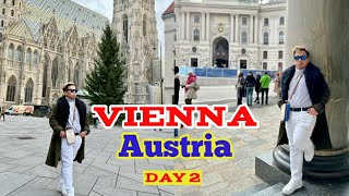 DAY 2 IN VIENNA AUSTRIA VISITING TOP TOURIST SPOTS amp SEEING CHRISTMAS MARKET [upl. by Jabe850]