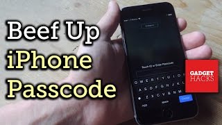 Strengthen Your iPhones Security with an Alphanumeric Passcode HowTo [upl. by Ttergram798]