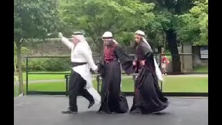 Al Dalouna Dabke Dance Routine Edinburgh Catnival 14 June 2024 [upl. by Abelard718]