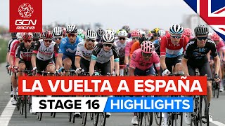 La Vuelta 2021 Stage 16 Highlights [upl. by Sivrat]