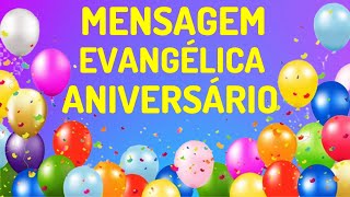 🎂 Mensagem de Feliz Aniversário Evangélico 🎊🎉 [upl. by Litnahc244]